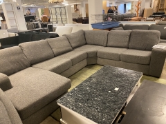 Hörnsoffa med divan